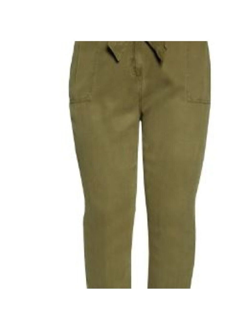 NWT Paperbag High Waist Crop Utility Pants. Size 8.